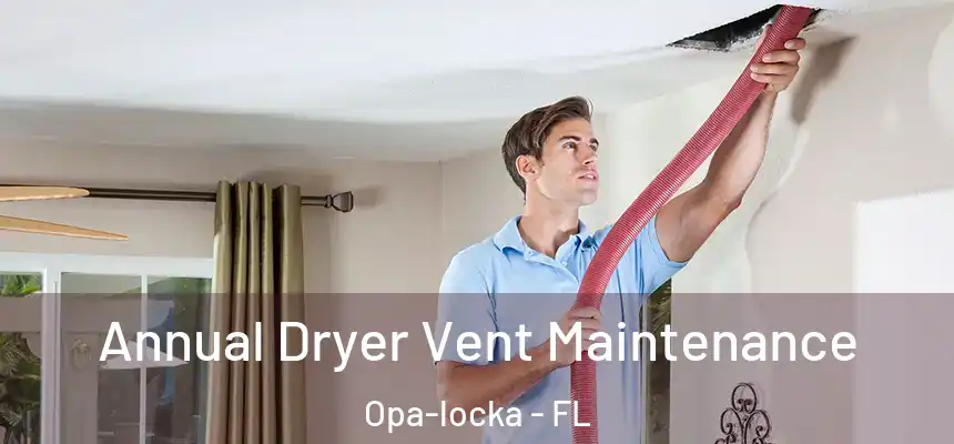 Annual Dryer Vent Maintenance Opa-locka - FL