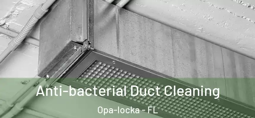 Anti-bacterial Duct Cleaning Opa-locka - FL