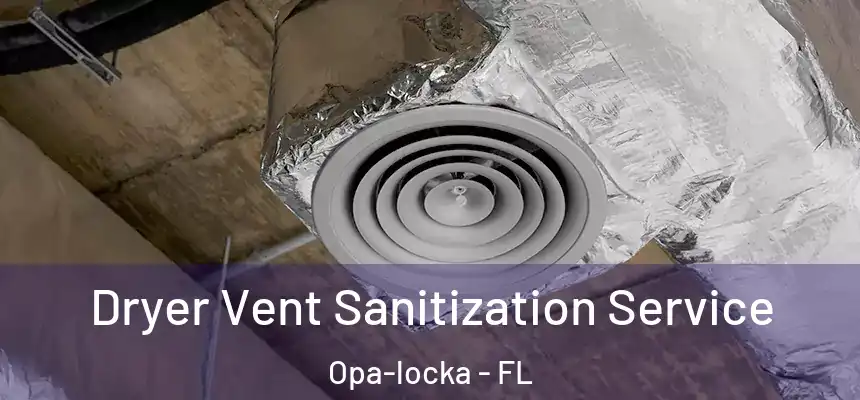 Dryer Vent Sanitization Service Opa-locka - FL