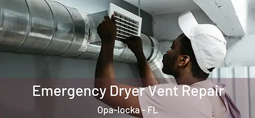 Emergency Dryer Vent Repair Opa-locka - FL