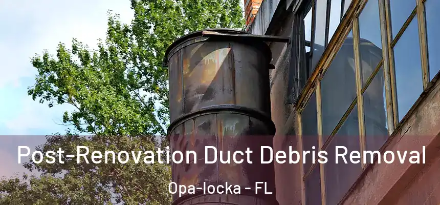 Post-Renovation Duct Debris Removal Opa-locka - FL