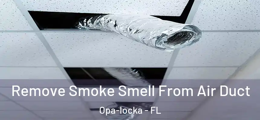 Remove Smoke Smell From Air Duct Opa-locka - FL